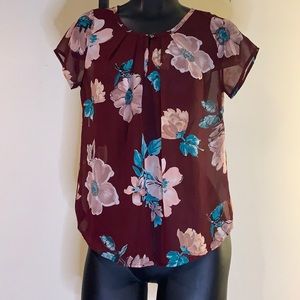 Women’s X-Small Papermoon Stitch Fix Holleen Keyhole Blouse